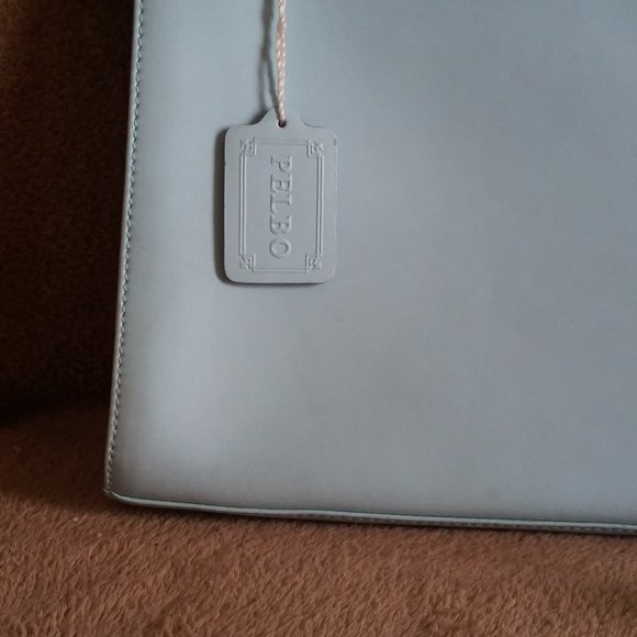 Pelbo | Classic  Vintage 1970's Light Blue Bag - Picture 8 of 9